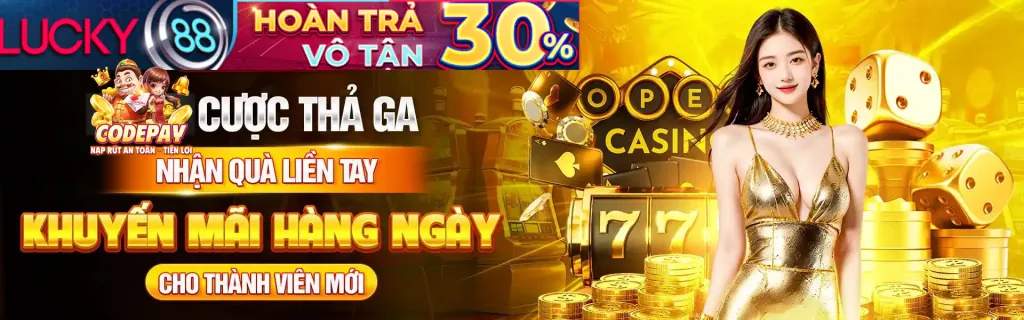 Banner khuyến mãi hấp dẫn tại 1rr99 Casino